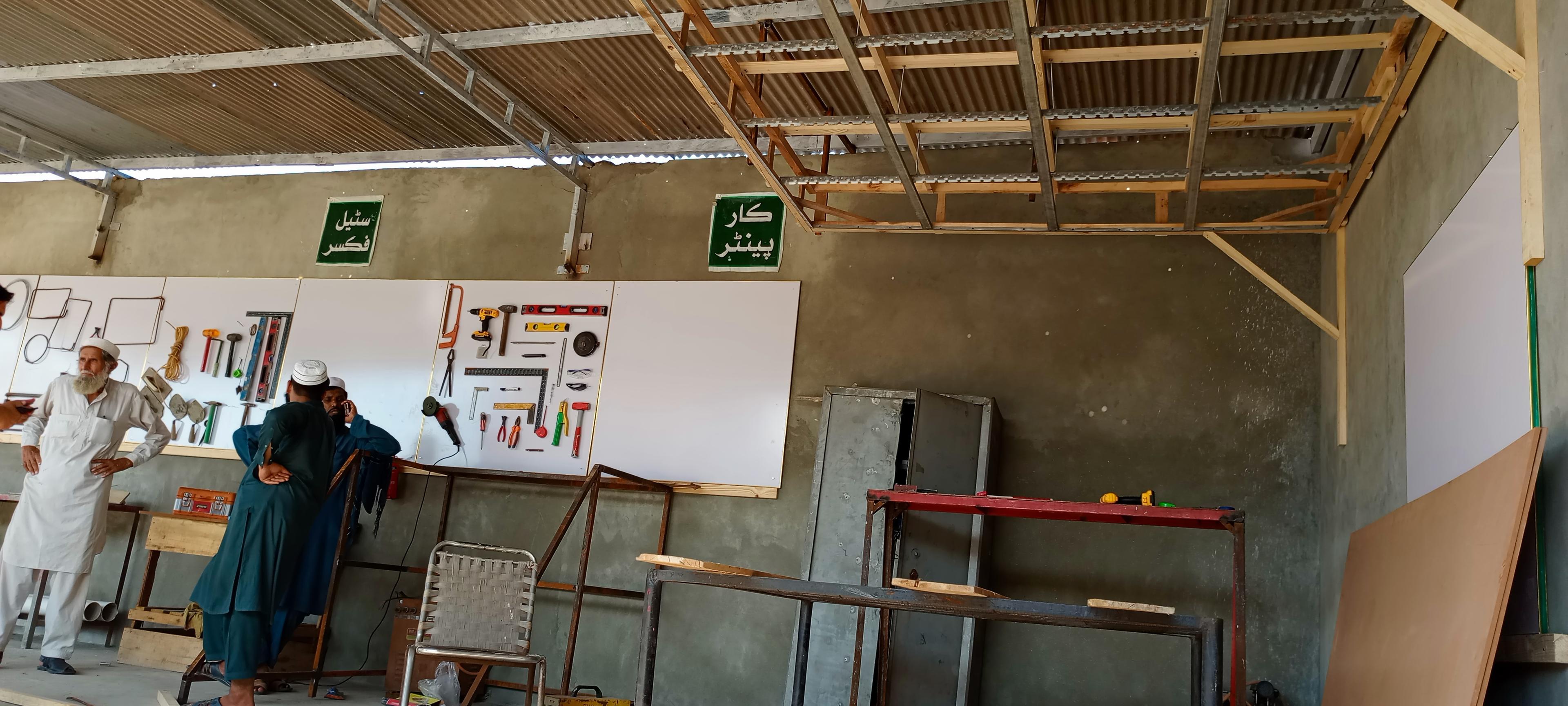 Training workshop — steel fixer & carpenter boards